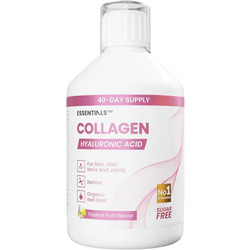Swedish Nutra Collagen & Hyaluronic Acid Tropical Fruit με Βιοτίνη & Βιταμίνη C 500ml