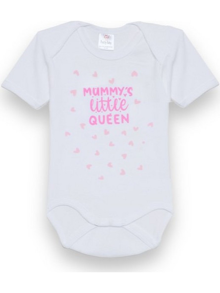 Pretty Baby Φορμάκι Εσώρουχο Κοντομάνικo για Κορίτσι Λευκό 34853-6