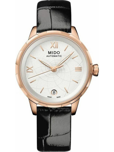 Mido Γυναικείο Ρολόι με Μαύρο Δερμάτινο Λουράκι M043.207.36.018.00