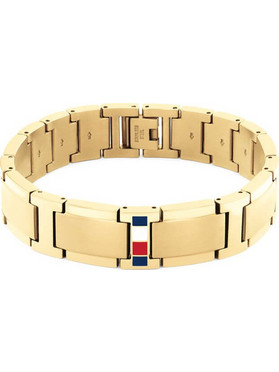 Tommy Hilfiger Ανδρικό Βραχιόλι Χειροπέδα από Ατσάλι Xρυσό 2790658