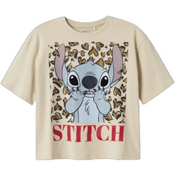 Name It Lilo & Stitch Παιδικό T-Shirt Κοντομάνικο Εκρού 13245011