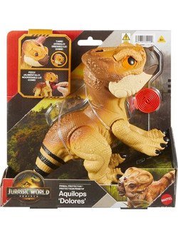 Mattel Jurassic World Rebirth Primal Protector Aquilops Dolores Φιγούρα Δεινόσαυρος για 4+ Ετών 13cm