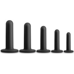 NS Novelties Renage Dilator Σετ Πρωκτικές Σφήνες Μαύρες 5τμχ D-241496