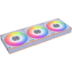 Lian Li Uni Fan CL Wireless Reverse Case Fan 120mm ARGB με Σύνδεση 3-Pin 4-Pin PWM 3τμχ White