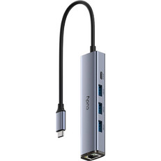 Cudy UH605 USB Hub 3.0 USB-C με 5 Θύρες USB-A / USB-C / Ethernet