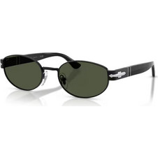 Persol PO1024S 107831 Ανδρικά Γυαλιά Ηλίου Πολυγωνικά Μεταλλικά Μαύρα με Μαύρο Φακό