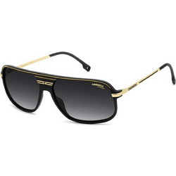 Carrera CA10S I469O Ανδρικά Γυαλιά Ηλίου Μάσκα Μεταλλικά Μαύρα με Μαύρο Φακό