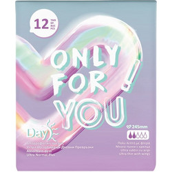 Only For You Ultra Normal Plus Σερβιέτες για Κανονική Ροή 2 Σταγόνες 12τμχ