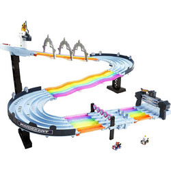 Mattel Hot Wheels Mario Kart Rainbow Road Track