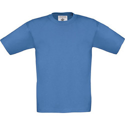 B&C Collection Παιδικό T-Shirt Κοντομάνικο Μπλε Azure TK300-231