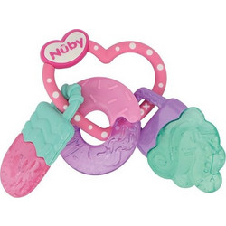 Nuby Icy Bite Sweets Teether Pink/Turqoise/Purple 3m+