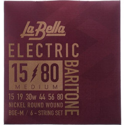 La Bella BGE-M Baritone Χορδές Ηλεκτρικής Κιθάρας 15-80