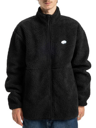 DC Ανδρική Ζακέτα Fleece με Φερμουάρ Μαύρη EDYFT03552-KVJ0