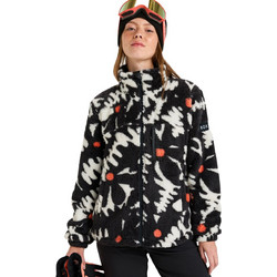 Roxy Alabama Γυναικεία Ζακέτα Fleece Μακριά με Φερμουάρ Μαύρη ERJFT04970-KVJ2