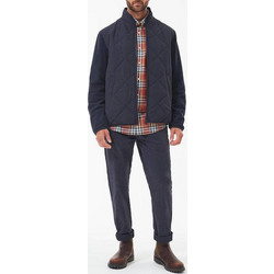 Barbour Ανδρικό Μπουφάν Χειμωνιάτικο Καπιτονέ Navy Μπλε MFL01450L71