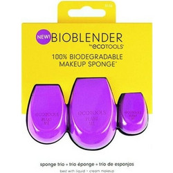 EcoTools Bioblender Purple Σετ Σφουγγαράκια Μακιγιάζ 3τμχ