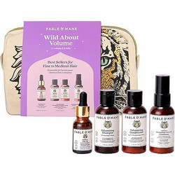 Fable & Mane Wild About Volume Σετ Περιποίησης Μαλλιών Conditioner 50ml + Leave In Conditioner 50ml + Λάδι 14.4ml + Σαμπουάν 50ml