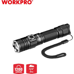 WORKPRO WP351006 Επαναφορτιζόμενος Φακός Led 1200lm