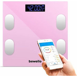 Smart Bewello Smart Ζυγαριά με Λιπομέτρηση & Bluetooth BW3015