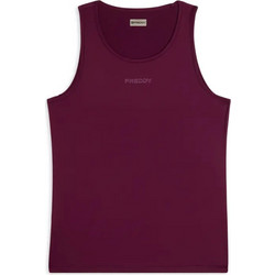 Freddy Γυναικείο Αθλητικό T-Shirt Μπορντό S25WSFK1-E47