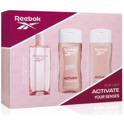 Reebok Activate Your Senses Eau de Toilette 100 ml + Shower Gel 250 ml + Body Lotion 250 ml
