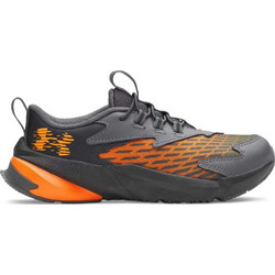 Under Armour Scramjet 7 Παιδικά Αθλητικά Παπούτσια για Τρέξιμο Ανθρακί Πορτοκαλί 6006928-017