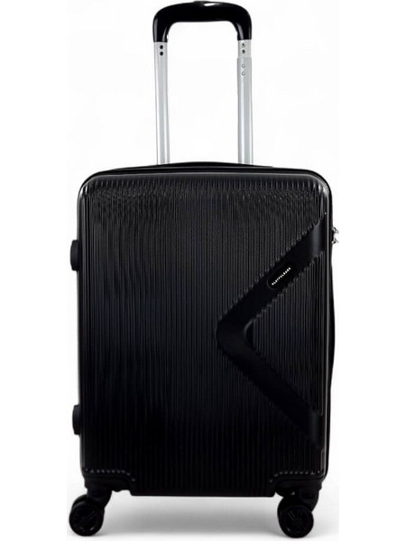 Playbags Collection PS029-20 Βαλίτσα Καμπίνας 55x40x20cm με 4 Ρόδες Μαύρη