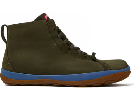 Camper Peu Pista Ανδρικά Μποτάκια Δερμάτινα Χακί K300287-033