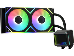 Adata XPG Levante II 240 Black Υδρόψυξη CPU 120mm ARGB για Socket 1200 / 1700 / 1851 / AM4 / AM5 / 115x