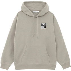 Obey Ανδρικό Φούτερ Fleece με Κουκούλα & Τσέπες Γκρι 112843126-MNS