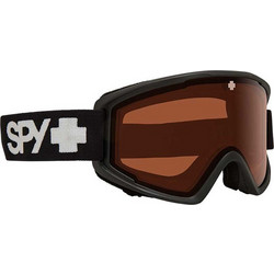 SPY Crusher Μάσκα Σκι & Snowboard Παιδική Μαύρη με Φιμέ Φακό Πορτοκαλί