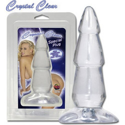 You2Toys Crystal Clear Special Πρωκτική Σφήνα 15.5cm Διαφανής