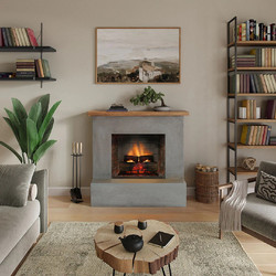 Tagu Rolf PowerFlame 2 GR Επιδαπέδιο Ηλεκτρικό Τζάκι 1400W Μ110xΥ100xΒ35cm