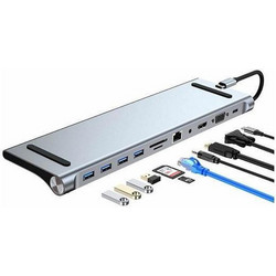 A-014 USB-C Docking Station με HDMI PD Ethernet