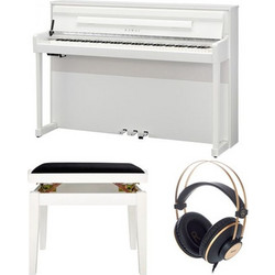 Kawai CA-901 Set Ηλεκτρικό Πιάνο Όρθιο με 88 Βαρυκεντρισμένα Πλήκτρα White