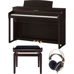 Kawai CA-401 Set Ηλεκτρικό Πιάνο Όρθιο με 88 Βαρυκεντρισμένα Πλήκτρα Rosewood