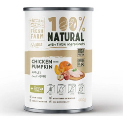Fresh Farm 100% Natural Pate with Chicken & Pumpkin 400gr