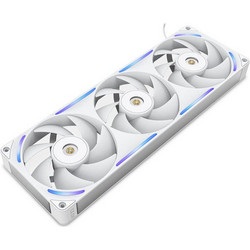 NZXT F360X Case Fan 120mm RGB με Σύνδεση 4-Pin PWM 3τμχ White