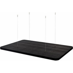 t.akustik PET Ceiling Absorber 180 Ηχοαπορροφητικό Πάνελ 120x180x5cm 1τμχ Black