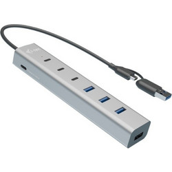 I-tec CAHUBMETAL7 USB Hub 3.0 USB-C με 7 Θύρες USB-A / USB-C & Εξωτερική Παροχή Ρεύματος