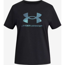 Under Armour Παιδικό T-Shirt Κοντομάνικο Μαύρο Τιρκουάζ 6004129-001