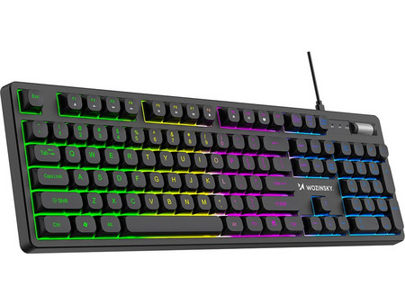 Wozinsky WKG-200 Gaming Πληκτρολόγιο RGB Black