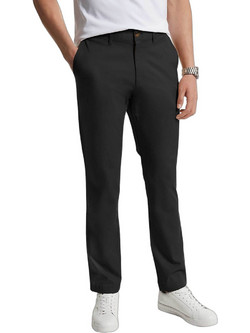 Michael Kors Ανδρικό Παντελόνι Chino Slim Εφαρμογή Μαύρο CS4301KDR2