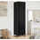vidaXL Μονόφυλλη Ντουλάπα Ρούχων Μαύρη 50x50x200cm 3403016