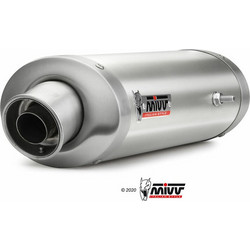 MIVV Oval Τελικό Εξάτμισης για Yamaha FZ6 με Σιγαστήρα Steel