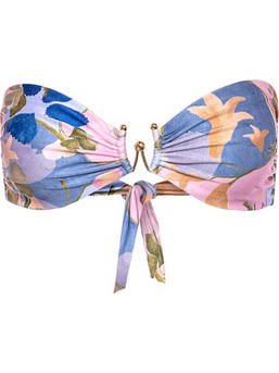 Project Soma Bikini Top Strapless Μπλε Ροζ AM1378.15.000