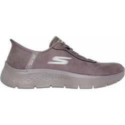 Skechers Go Walk Flec - Mali Γυναικεία Sneakers Καφέ 124837-BRN