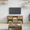 vidaXL Έπιπλο Τηλεόρασης Ξύλινο Oak Μ100xΠ36xΥ49.5cm 886509
