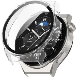 Techsuit Defense360 Pro Πλαστική Θήκη με Προστασία Οθόνης για Huawei Watch 3 Pro 48mm Διαφανής