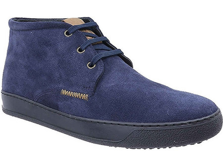 Texter Ανδρικά Μποτάκια Suede Navy Μπλε 7072